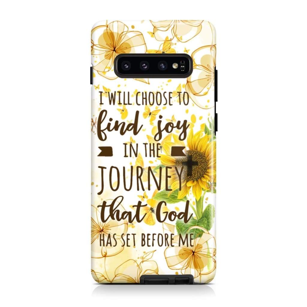 I Will Choose To Find Joy In The Journey Christian Phone Case - Scripture Phone Cases - Iphone Cases Christian