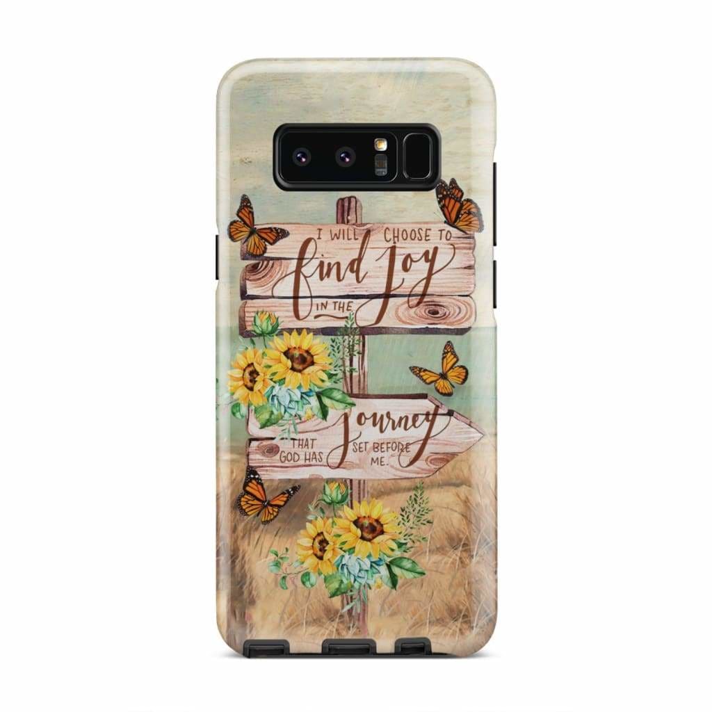 I Will Choose To Find Joy Phone Case - Christian Phone Cases - Religious Phone Case