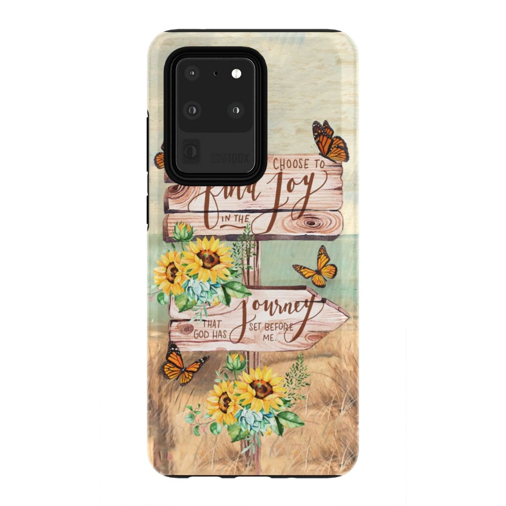 I Will Choose To Find Joy Phone Case - Christian Phone Cases - Religious Phone Case