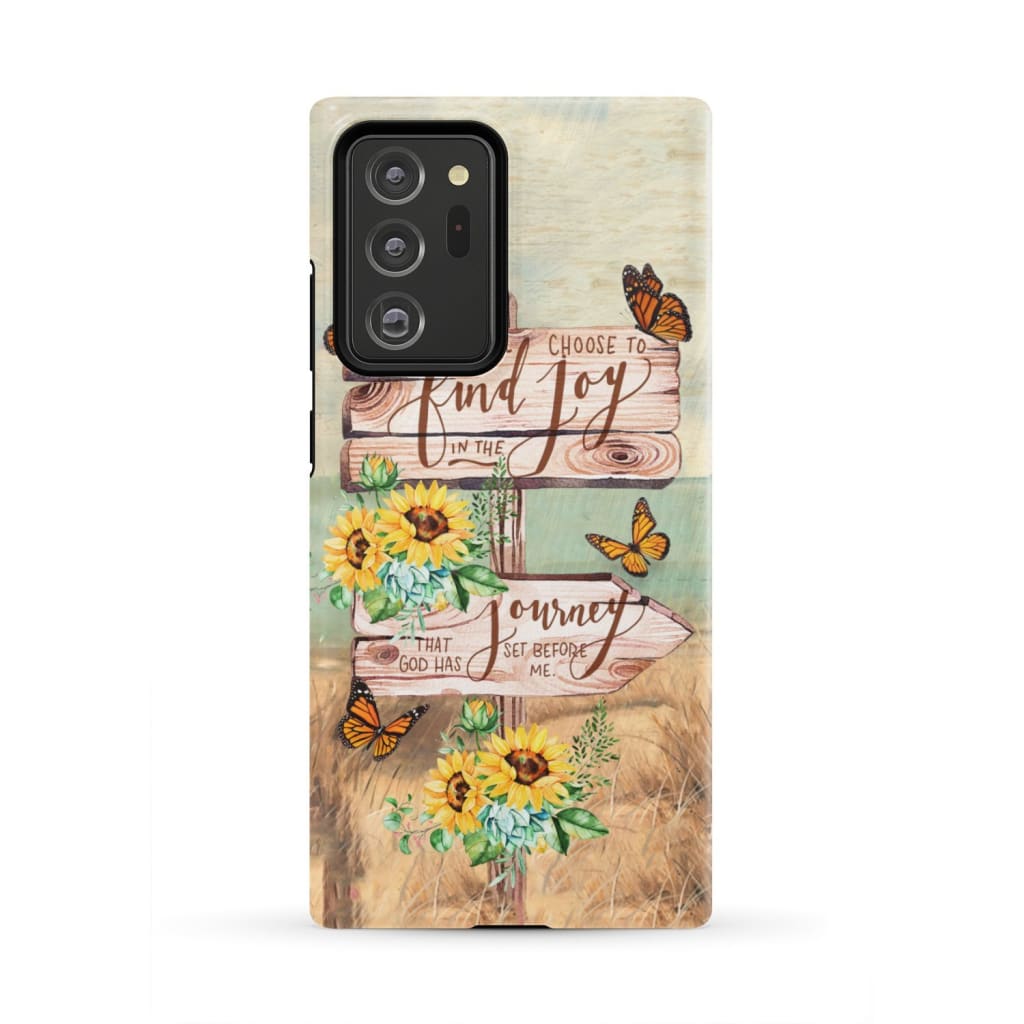 I Will Choose To Find Joy Phone Case - Christian Phone Cases - Religious Phone Case
