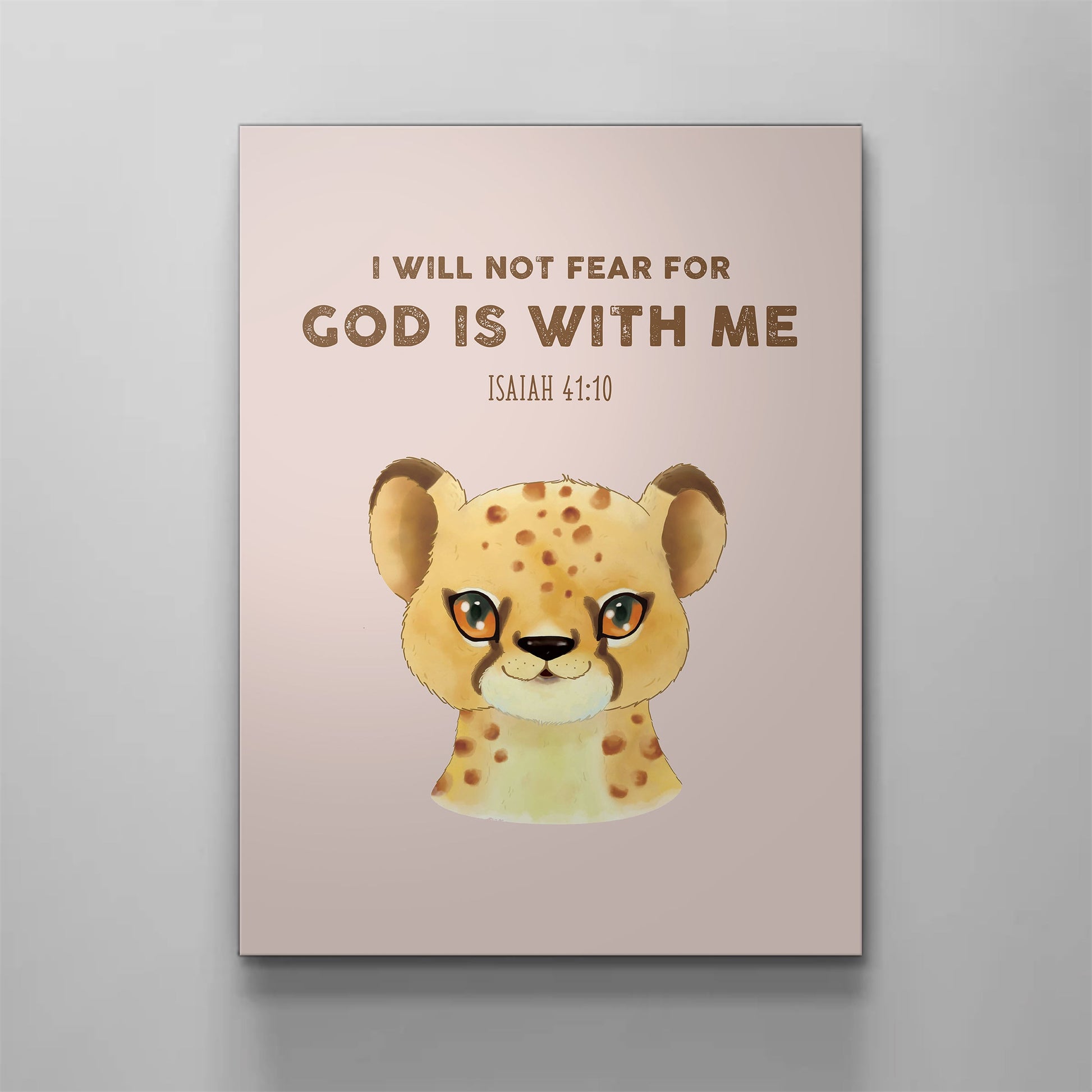 I Will Fear Not Canvas - Religious Canvas Art - Christian Canvas Wall Art - Ciaocustom