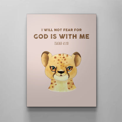 I Will Fear Not Canvas - Religious Canvas Art - Christian Canvas Wall Art - Ciaocustom
