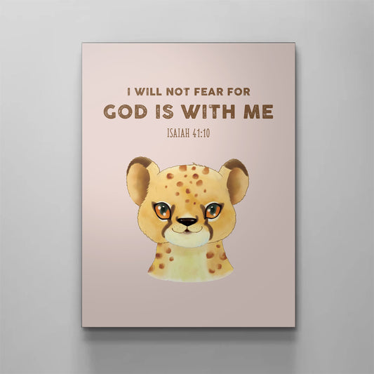 I Will Fear Not Canvas - Religious Canvas Art - Christian Canvas Wall Art - Ciaocustom