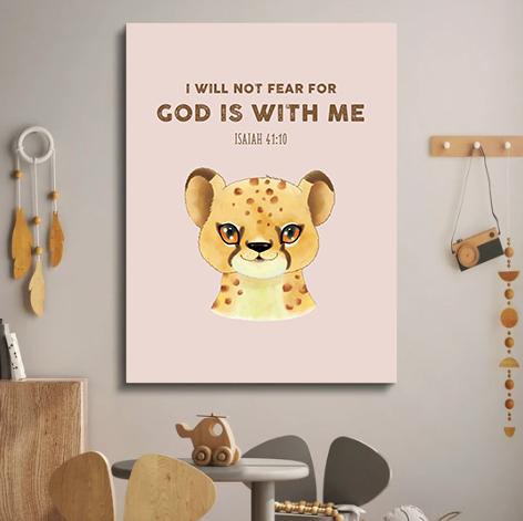 I Will Fear Not Canvas - Religious Canvas Art - Christian Canvas Wall Art - Ciaocustom
