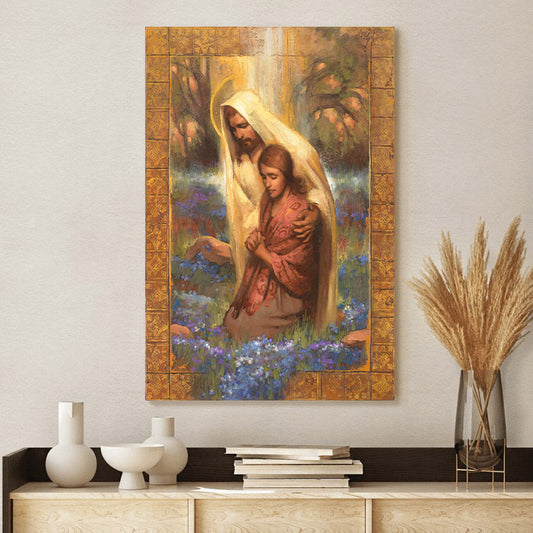 I Will Not Forget Thee Canvas Picture - Jesus Canvas Wall Art - Christian Wall Art