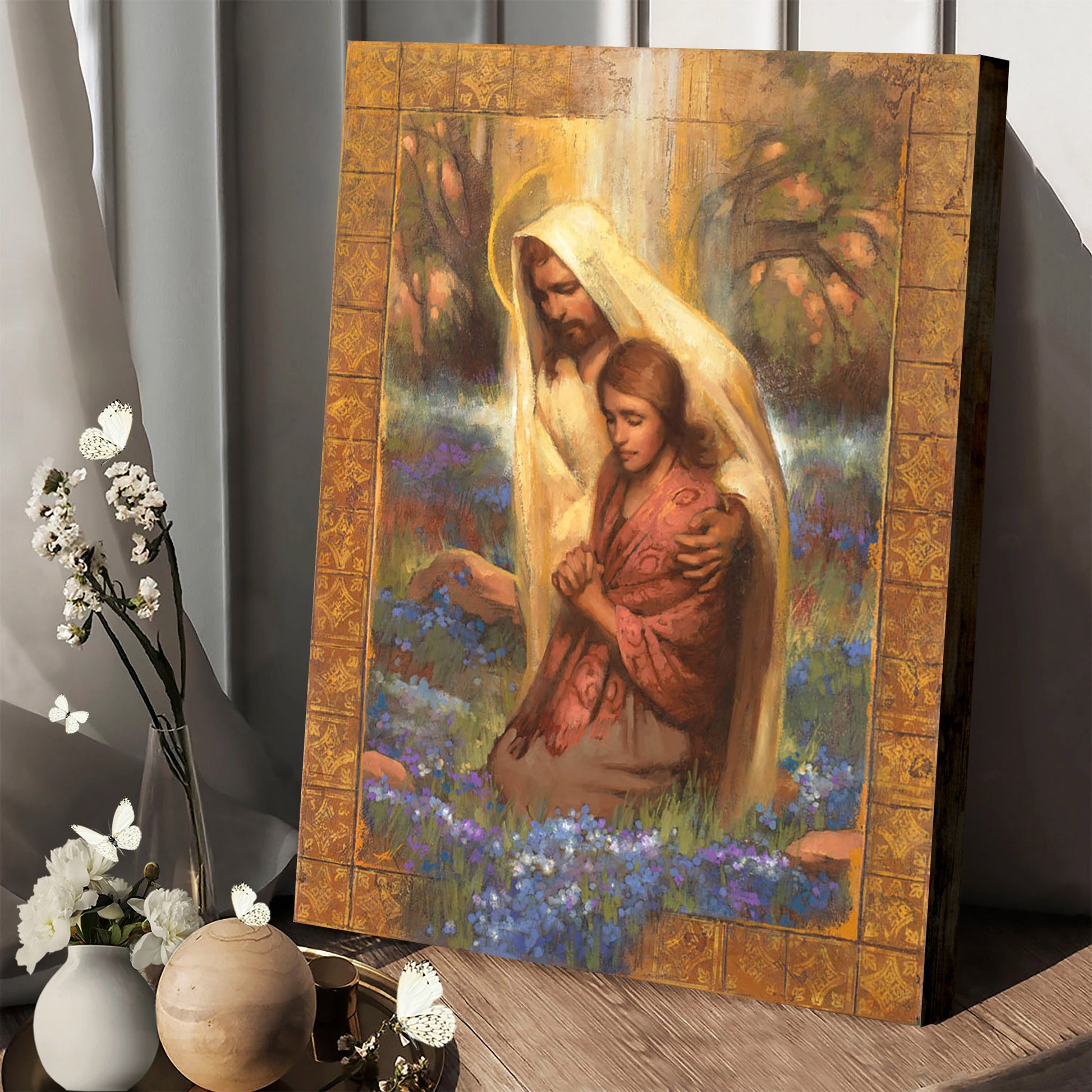 I Will Not Forget Thee Canvas Picture - Jesus Canvas Wall Art - Christian Wall Art