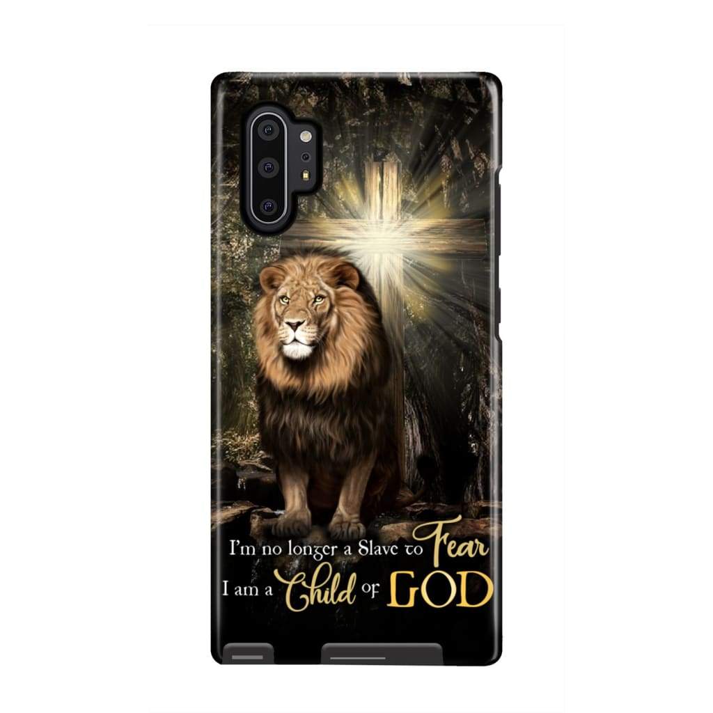 I'm No Longer A Slave To Fear Lion Of Judah Phone Case - Scripture Phone Cases - Iphone Cases Christian