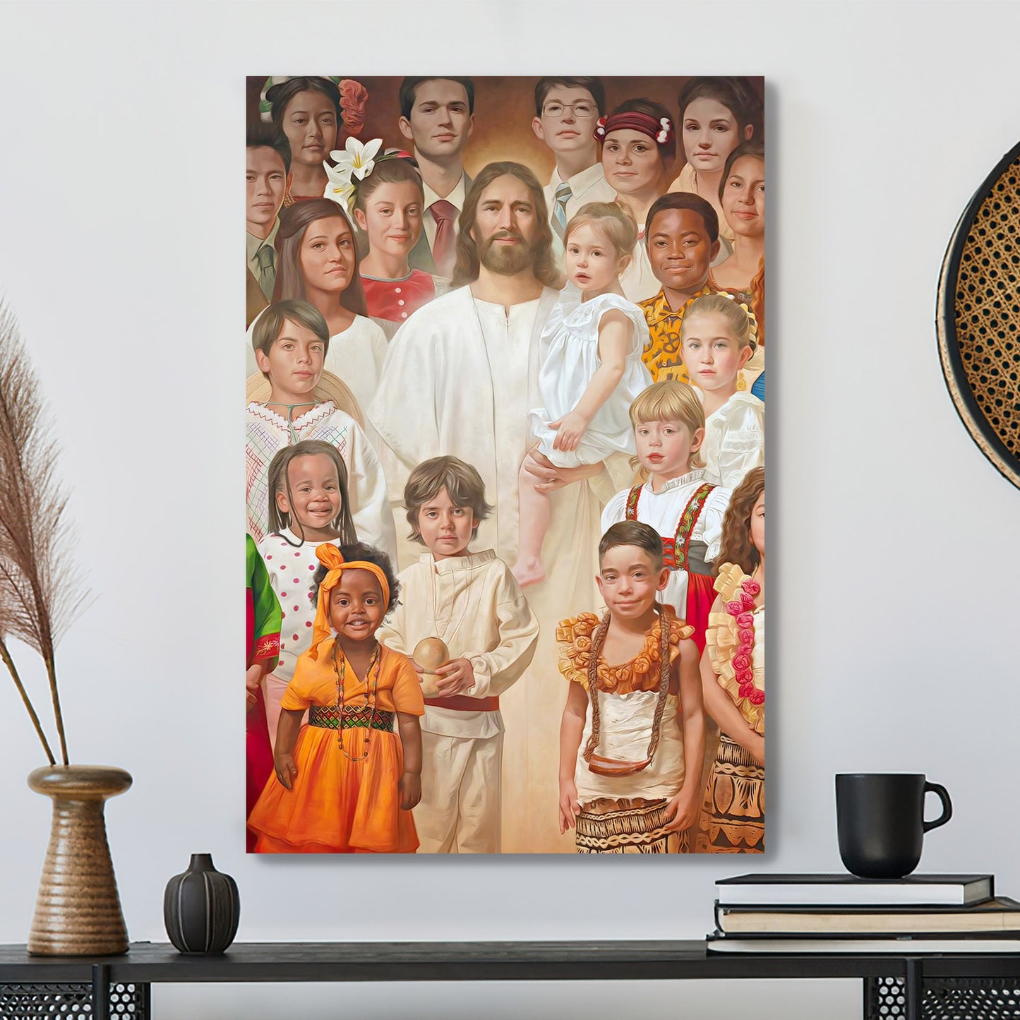 I Am A Child Of Jesus - Jesus Canvas Poster - Jesus Wall Art - Gift For Christian - Ciaocustom