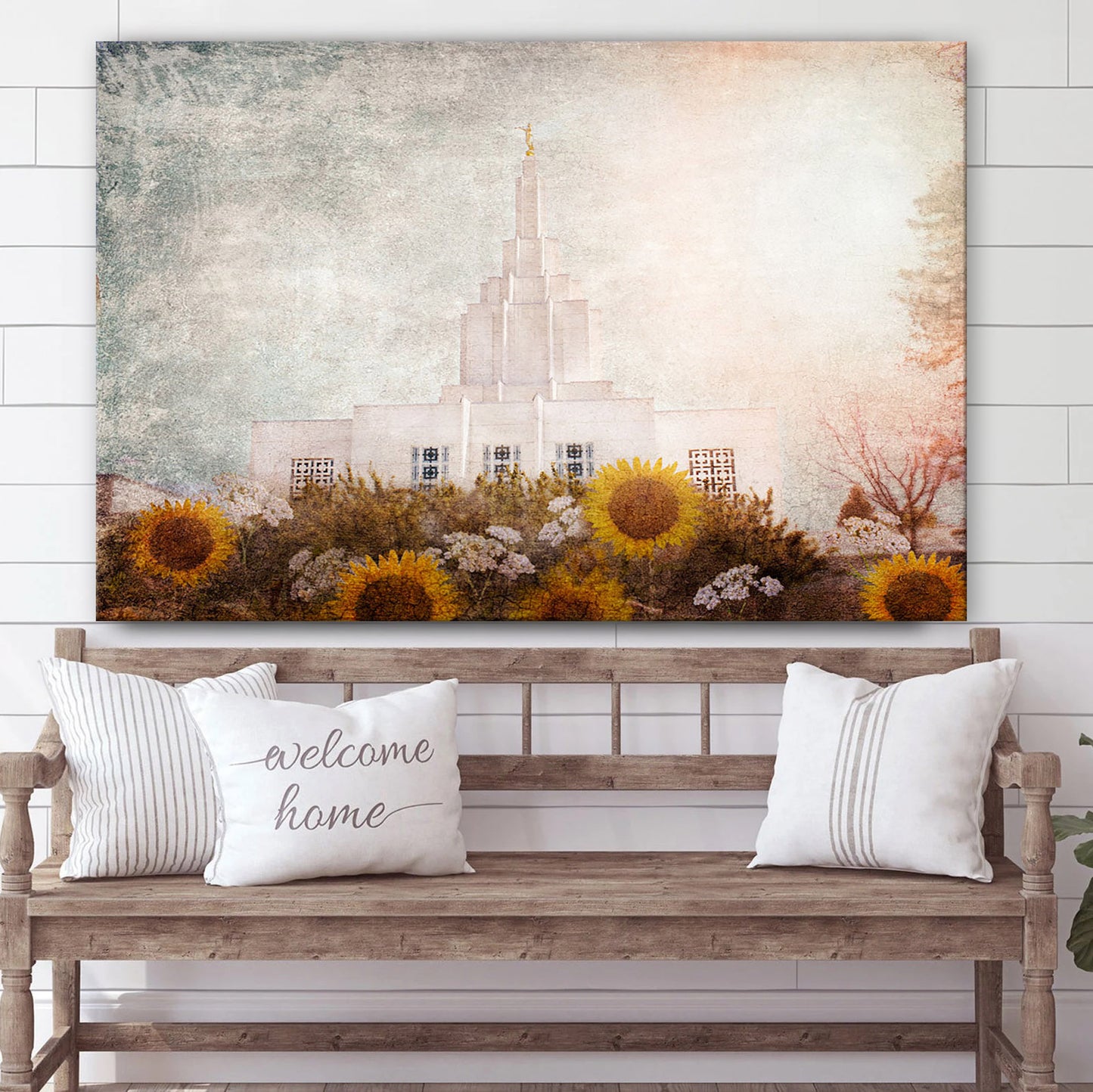 Idaho Falls Temple Brightness Of Hope Canvas Wall Art - Jesus Christ Picture - Canvas Christian Wall Art