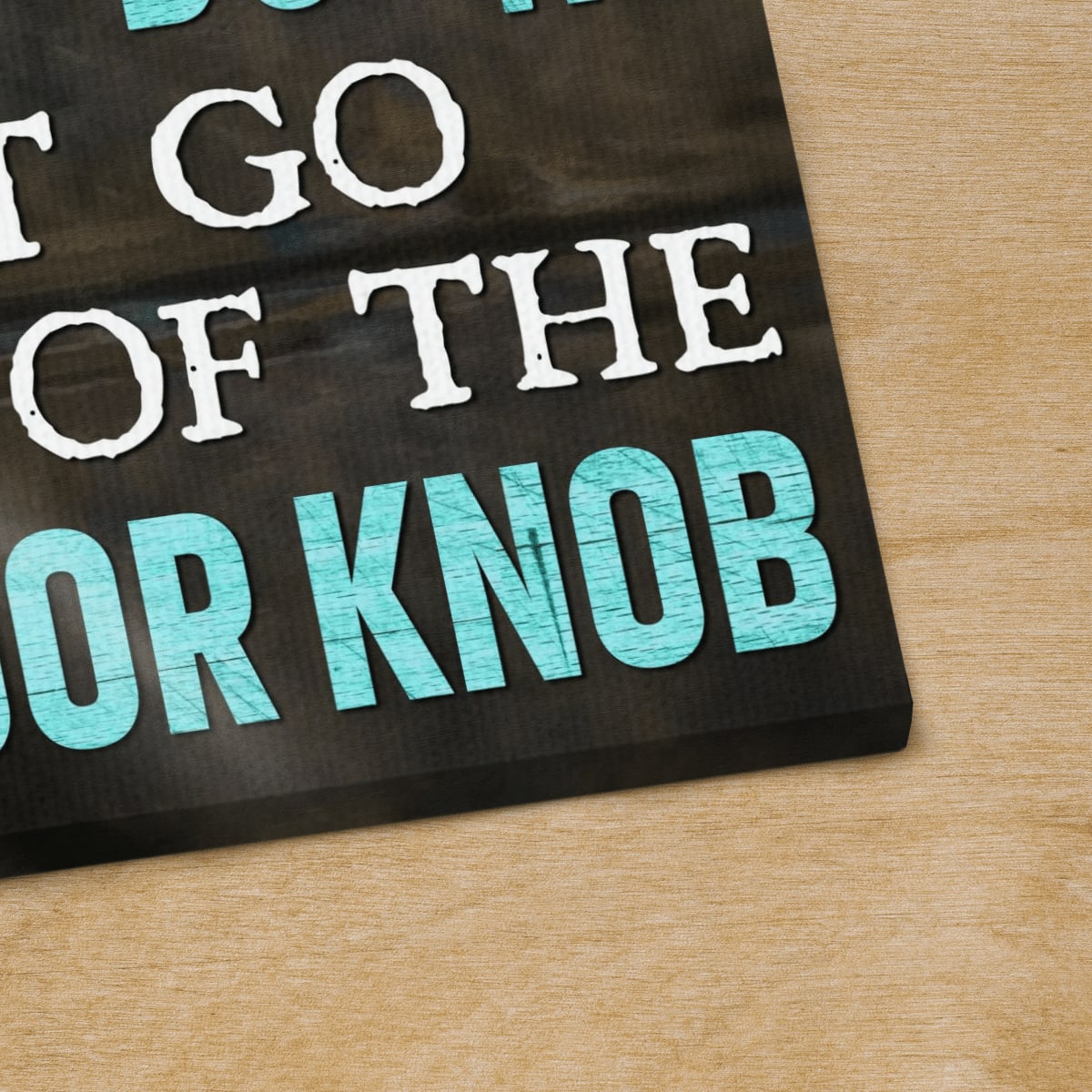 If You Want God To Close And Open Doors Let Go Of The Door Knob God Canvas, Christian Wall Art