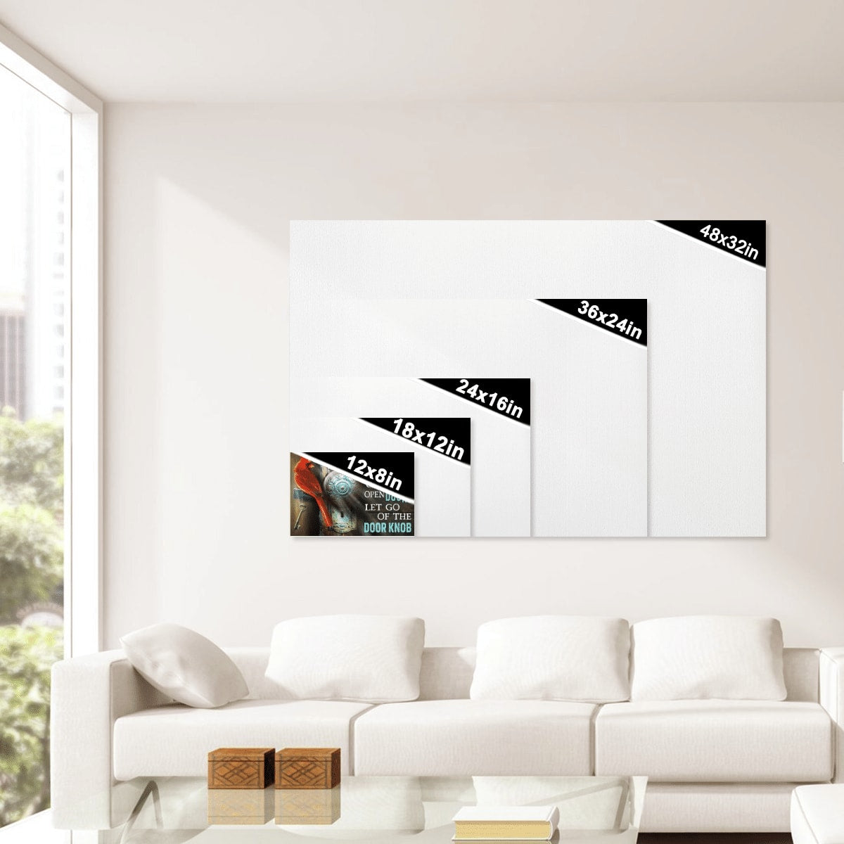 If You Want God To Close And Open Doors Let Go Of The Door Knob God Canvas, Christian Wall Art