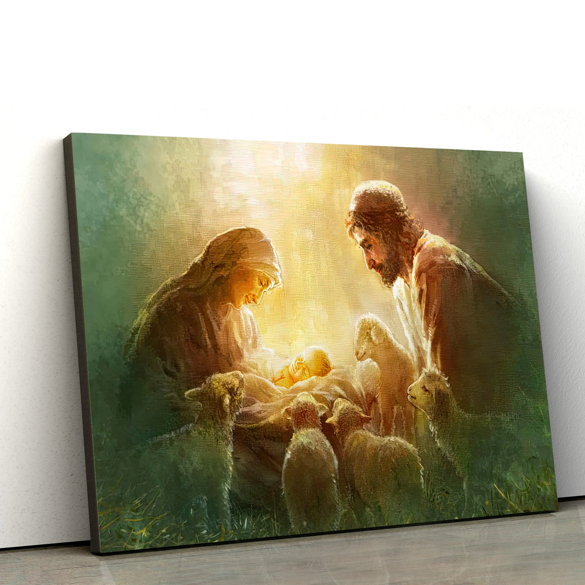 The Birth of Jesus Canvas Wall Art - Immanuel