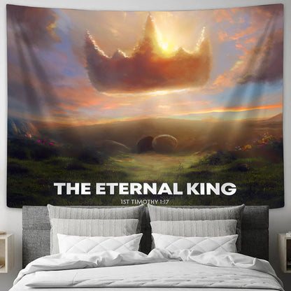 Immortal, Invisible, The Only God, Be Honor And Glory Forever And Ever. Amen. 1st Timothy 1 17 - Christian Wall Tapestry