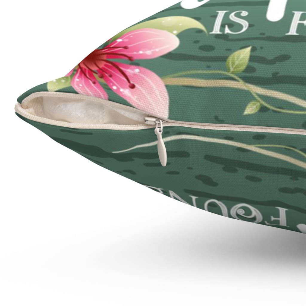 In Christ Alone My Hope Is Found Christian Pillow