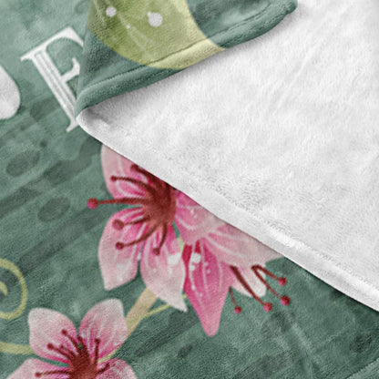 In Christ Alone My Hope Is Found Fleece Blanket - Christian Blanket - Bible Verse Blanket