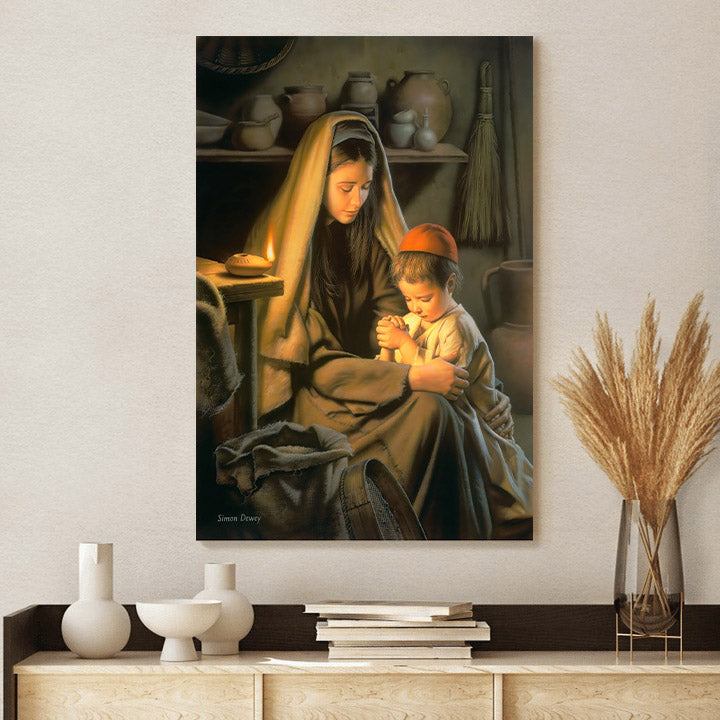 In Favor With God Canvas Wall Art - Jesus Canvas Pictures - Christian Canvas Wall Art