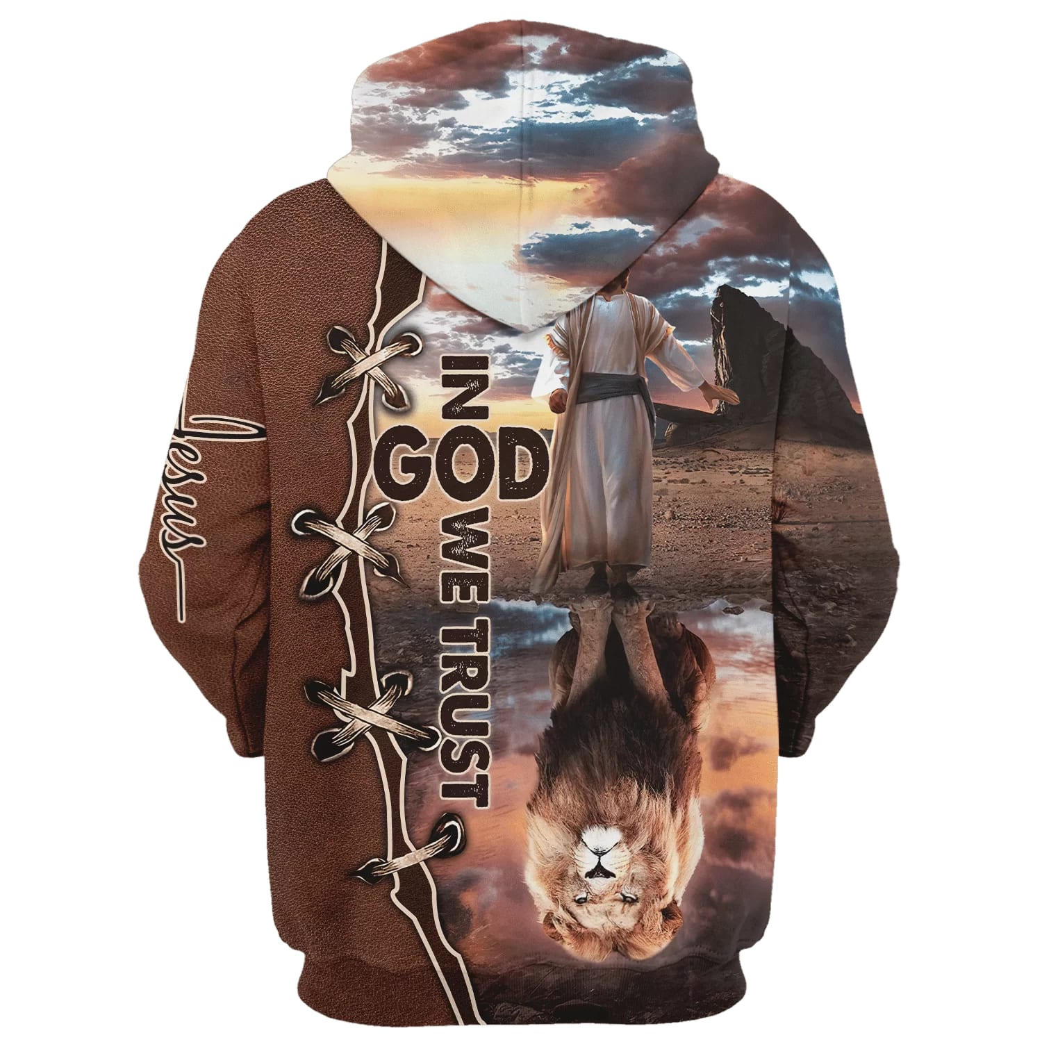 In God We Trust Hoodie - Men & Women Christian Hoodie - 3D Printed Hoodie