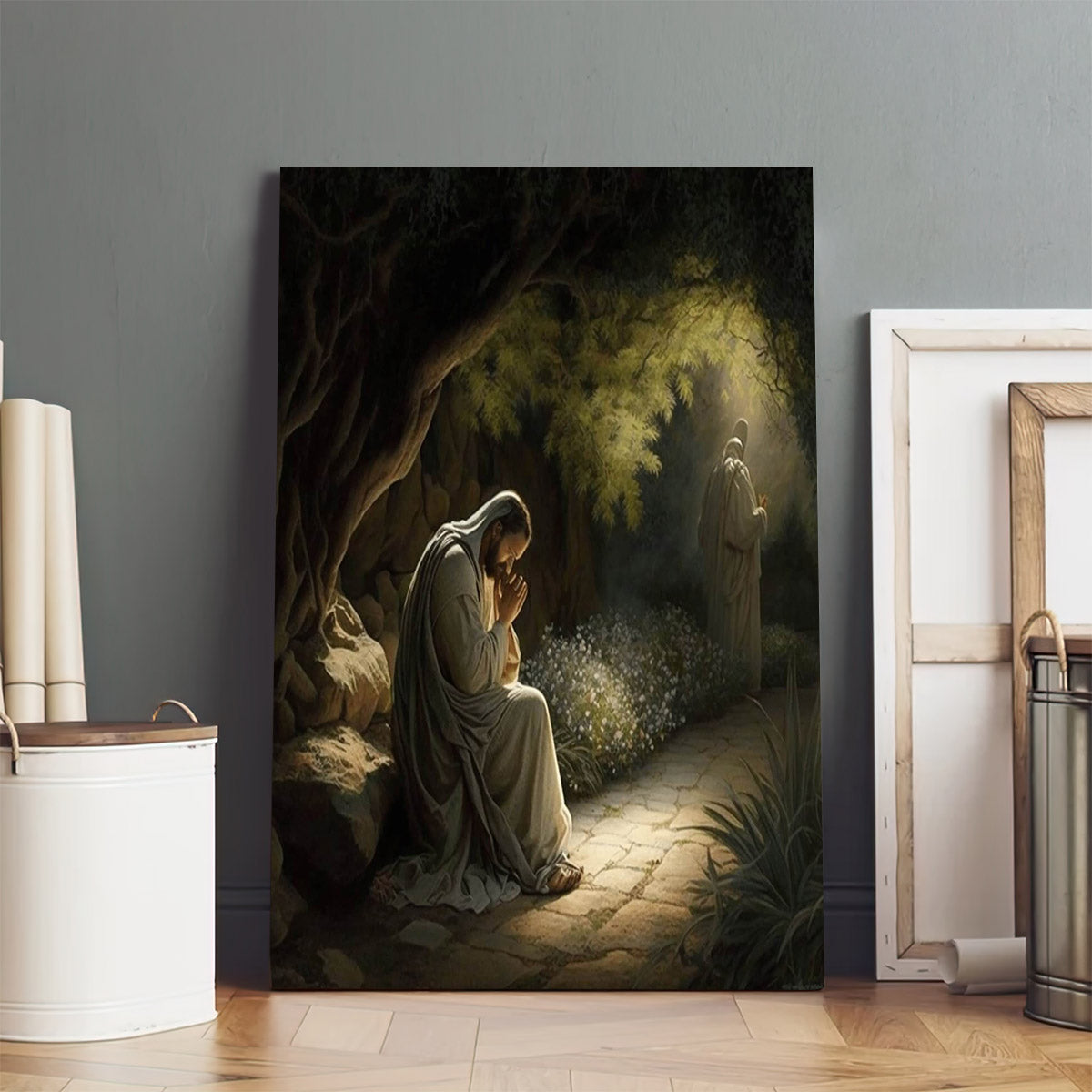 In His Hour Of Agony - Canvas Pictures - Jesus Canvas Art - Christian Wall Art