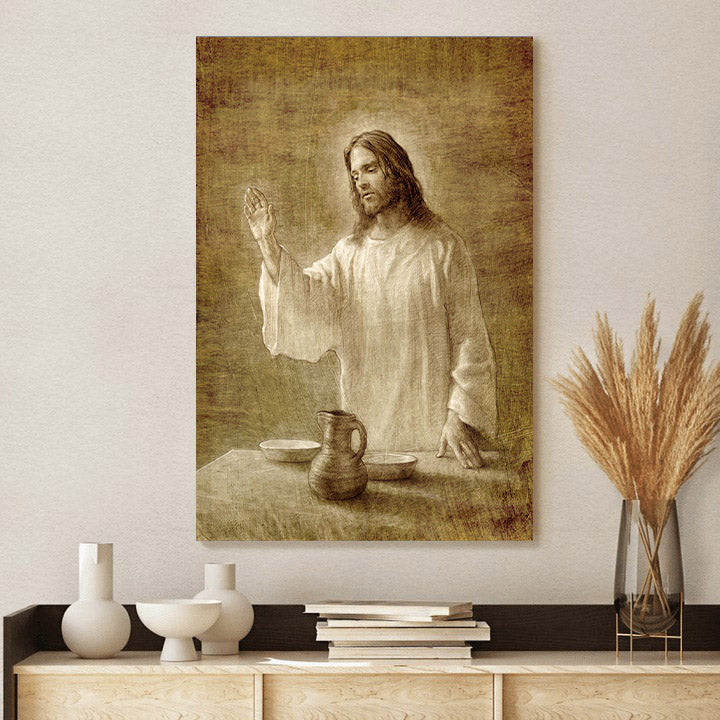 In Remembrance Canvas Picture - Jesus Christ Canvas Art - Christian Wall Canvas