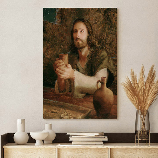 In Remembrance Canvas Wall Art - Jesus Picture - Jesus Portrait Canvas