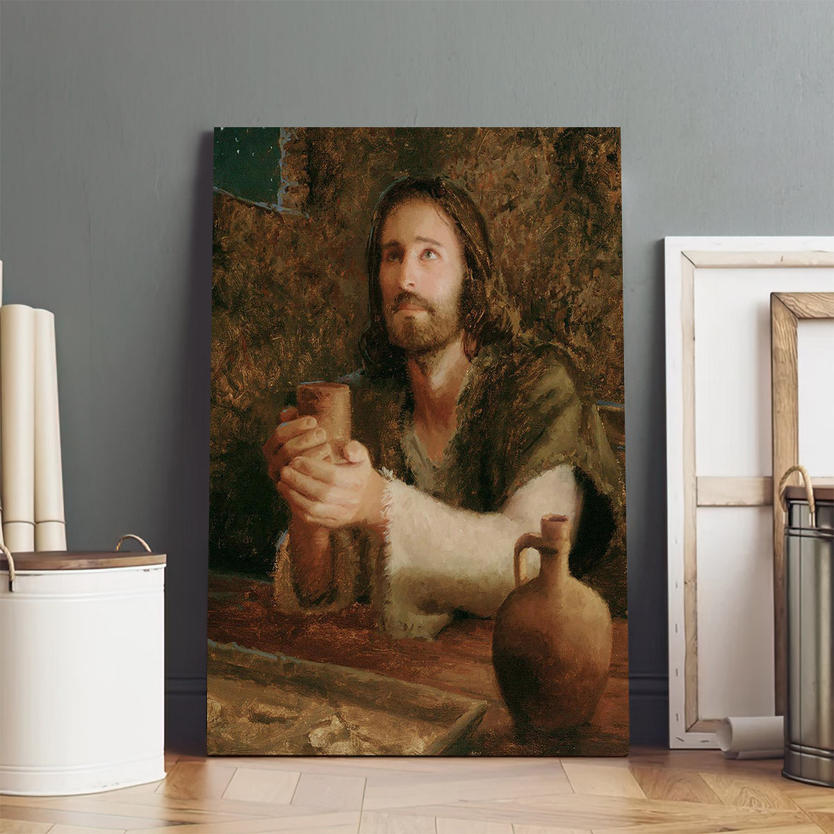 In Remembrance Canvas Wall Art - Jesus Picture - Jesus Portrait Canvas