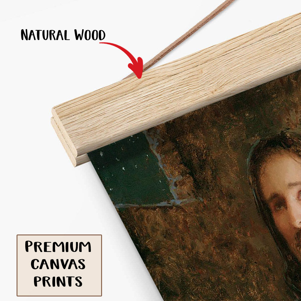 In Remembrance Hanging Canvas Wall Art - Jesus Picture - Jesus Portrait Canvas - Religious Canvas