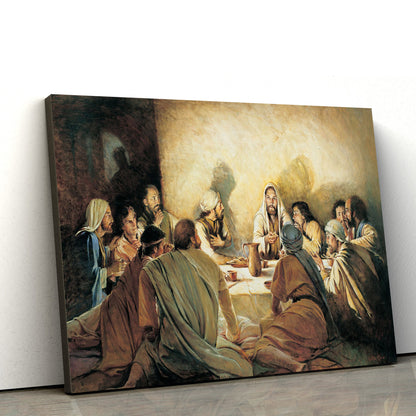 In Remembrance Of Me Canvas Wall Art - Christian Canvas Pictures - Religious Canvas Wall Art