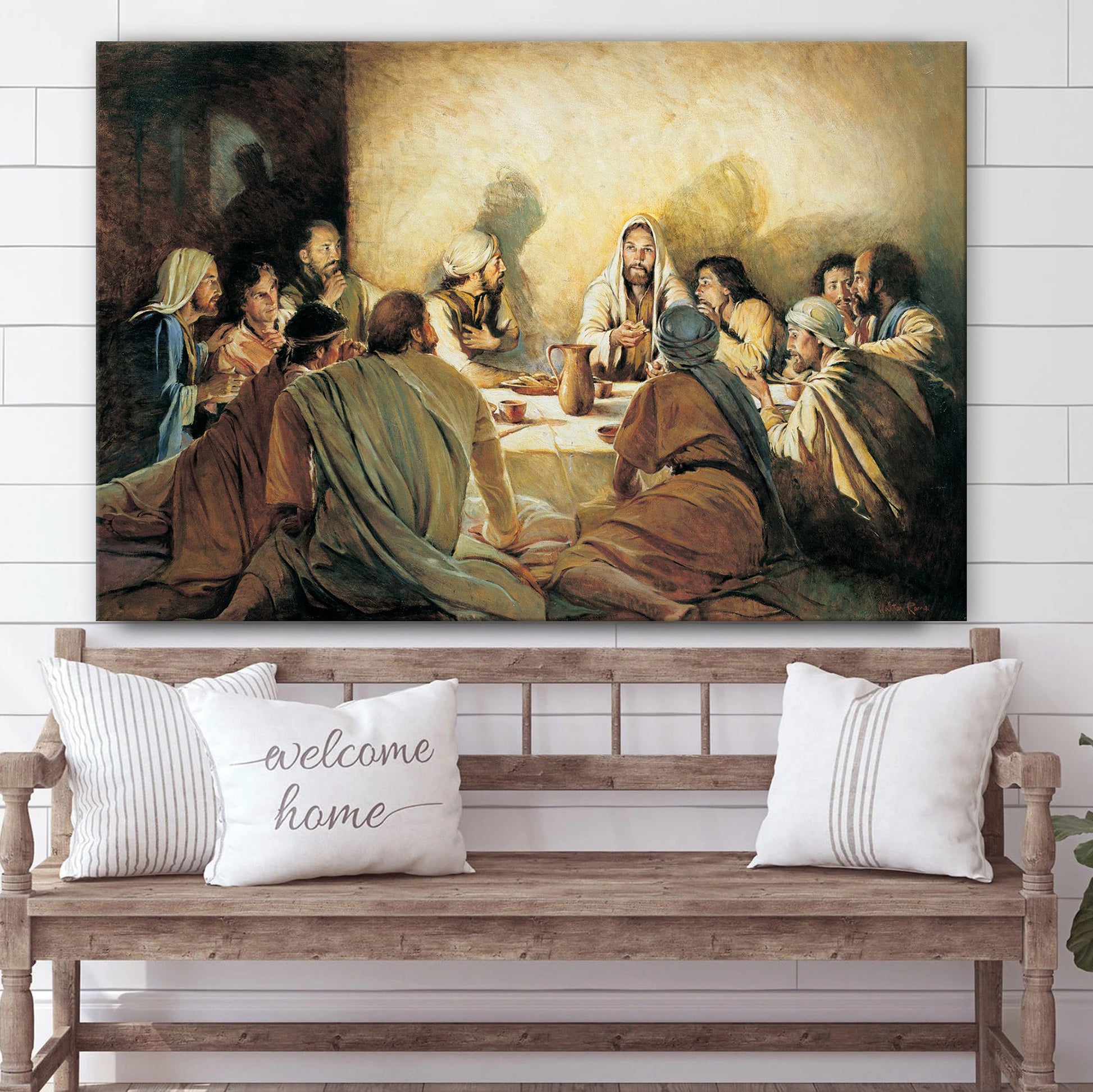 In Remembrance Of Me Canvas Wall Art - Christian Canvas Pictures - Religious Canvas Wall Art