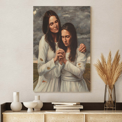 In The Strength Of The Lord Canvas Wall Art - Gift For Mom