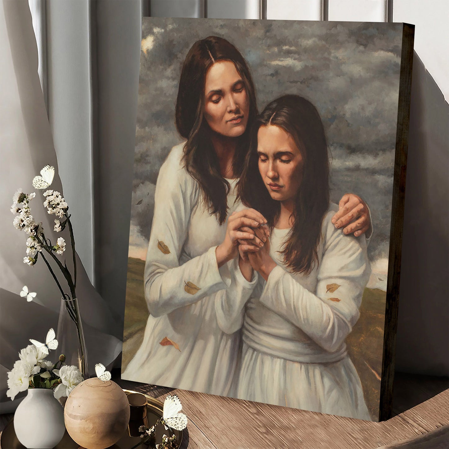 In The Strength Of The Lord Canvas Wall Art - Gift For Mom