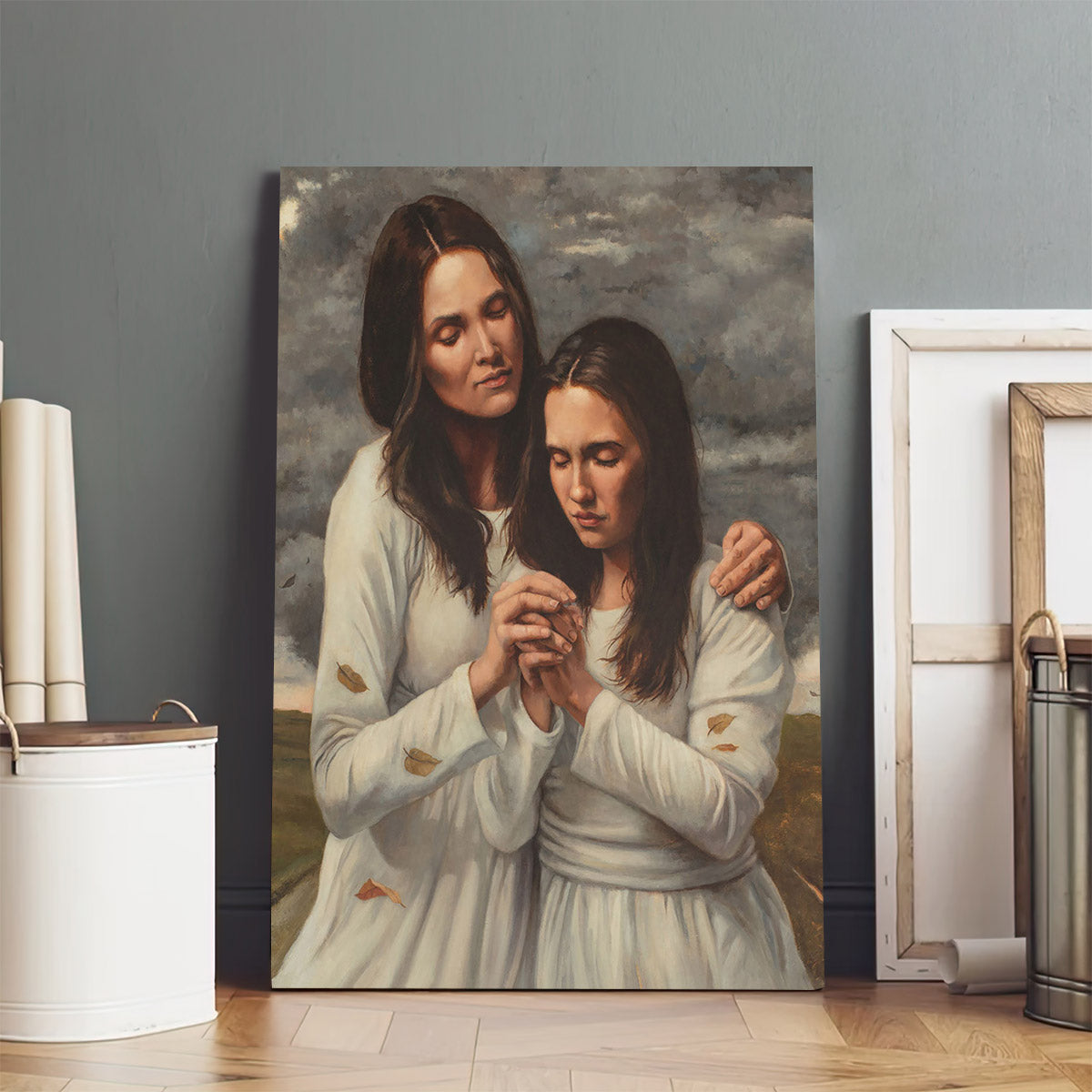 In The Strength Of The Lord Canvas Wall Art - Gift For Mom