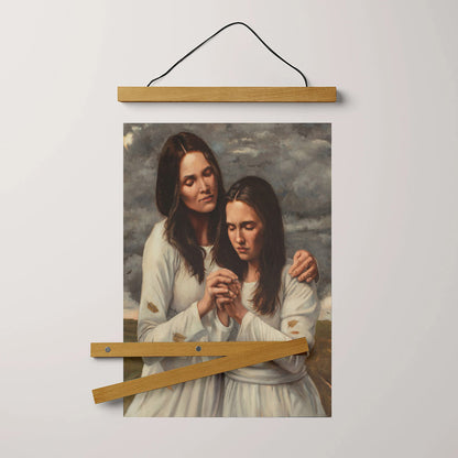 In The Strength Of The Lord Hanging Canvas Wall Art - Gift For Mom - Religious Canvas