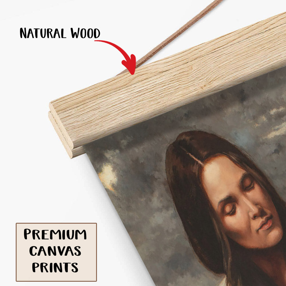 In The Strength Of The Lord Hanging Canvas Wall Art - Gift For Mom - Religious Canvas