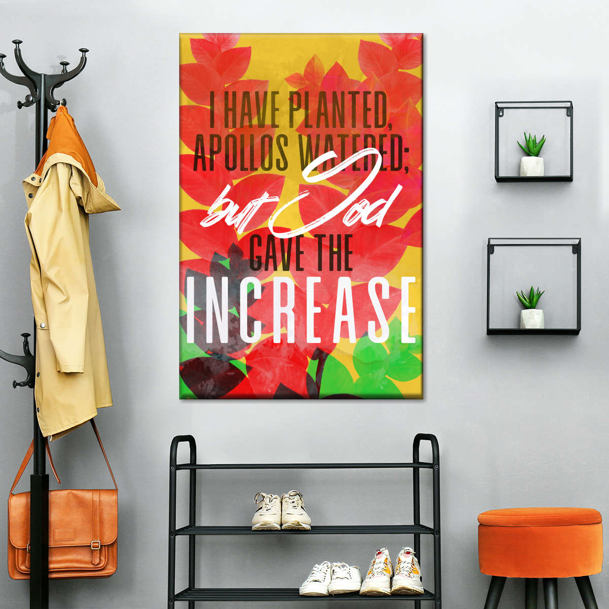 Increase Canvas Wall Art - Canvas Religious Wall Art - Christian Wall Decor Living Room