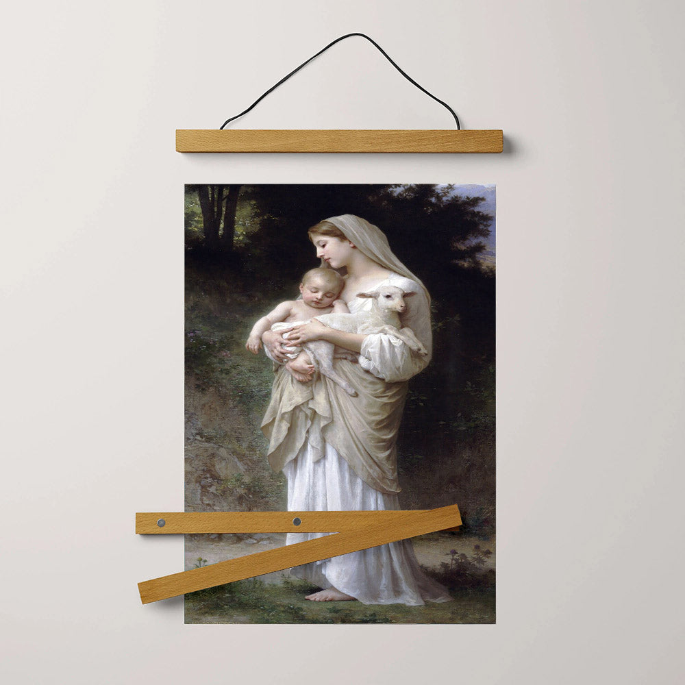 Innocence Hanging Canvas Wall Art - Christian Wall Art Decor - Religious Hanging Canvas Wall Art