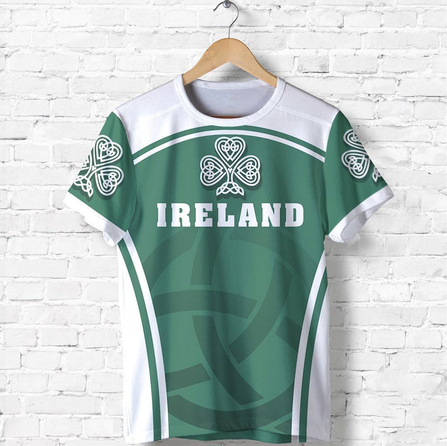 Ireland Sport Style 3d Print Tee Shirts - St Patricks Day 3D Shirts for Men & Women