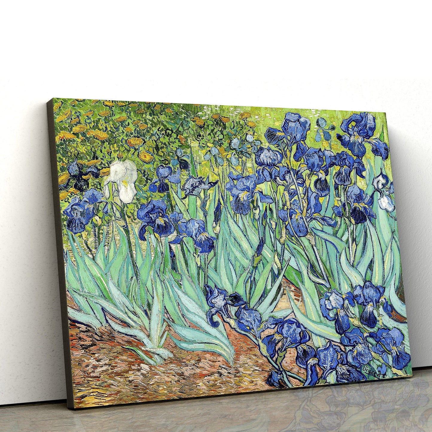Irises Vincent Van Gogh Painting Canvas Wall Art - Canvas Wall Decor - Home Decor Living Room