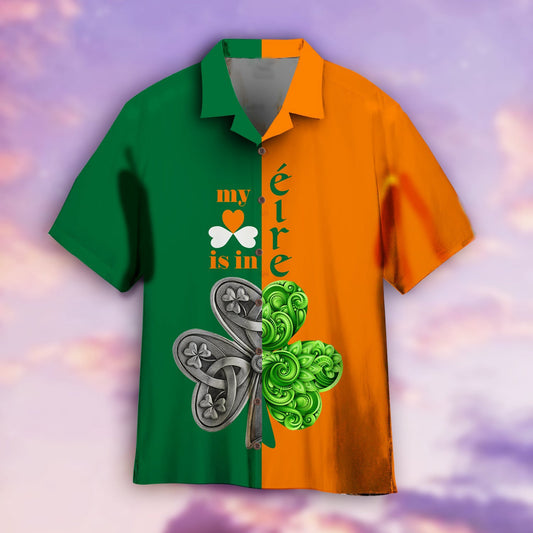 Irish Saint Patrick's Day Shamrock Celtic Cross Hawaiian Shirts For Men & For Women - St Patrick's Day Gifts
