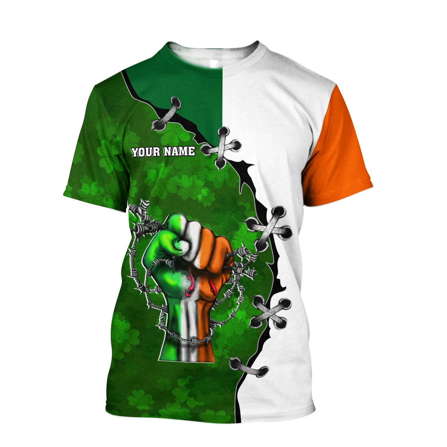 Irish St Patrick Day Personalized 3d Printed Shirts - St Patricks Day 3D Shirts for Men & Women