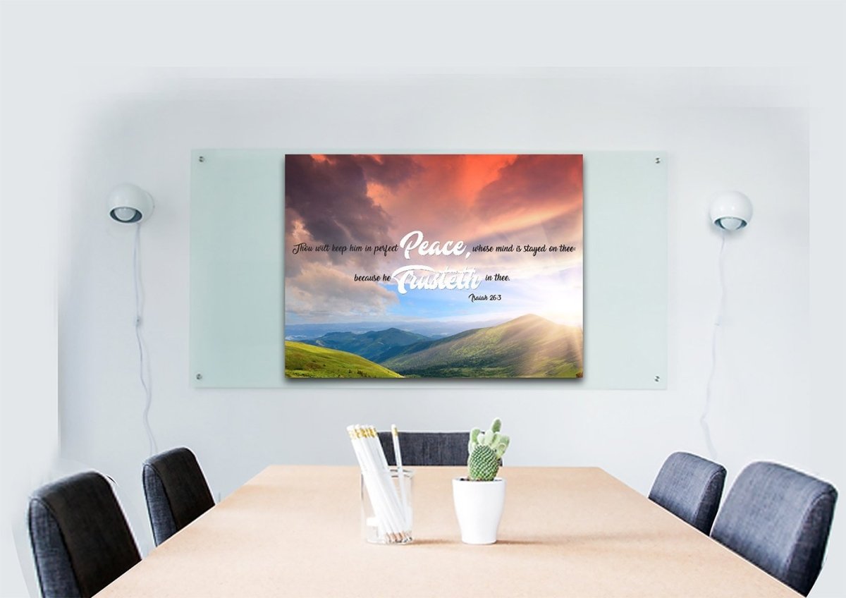 Isaiah 263 Kjv Canvas Wall Art Print - Christian Canvas Wall Art