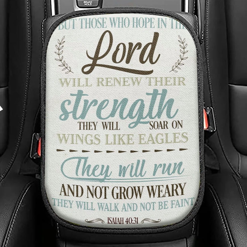 Isaiah 4031 But Those Who Hope In The Lord Seat Box Cover, Bible Verse ...