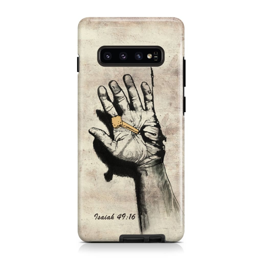 Isaiah 4916 Hand Of Christ Nailed To The Cross Bible Verse Phone Case - Scripture Phone Cases - Iphone Cases Christian