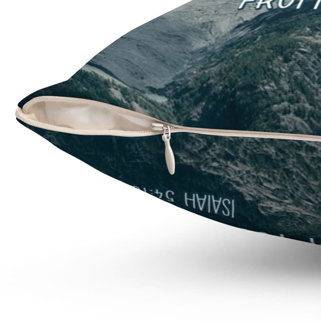 Isaiah 5410 Bible Verse Pillow