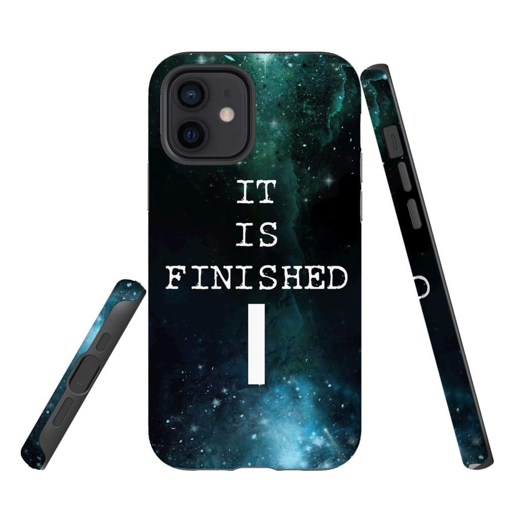 It Is Finished Phone Case - Inspirational Bible Scripture iPhone Cases