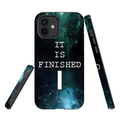 It Is Finished Phone Case - Inspirational Bible Scripture iPhone Cases