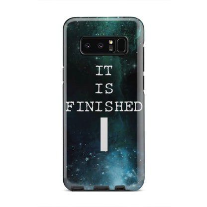 It Is Finished Phone Case - Inspirational Bible Scripture iPhone Cases