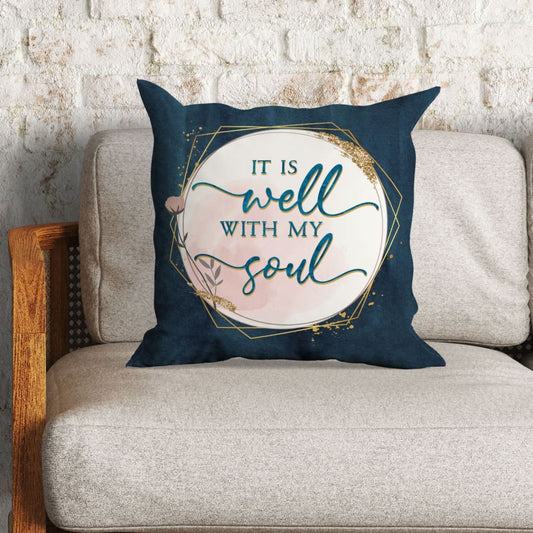 It Is Well With My Soul Christian Hymn Lyrics - Christian Pillow