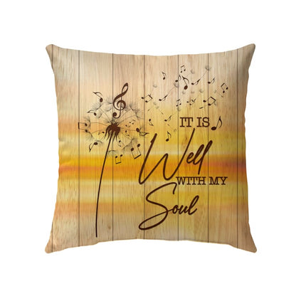 It Is Well With My Soul Christian Pillow 2