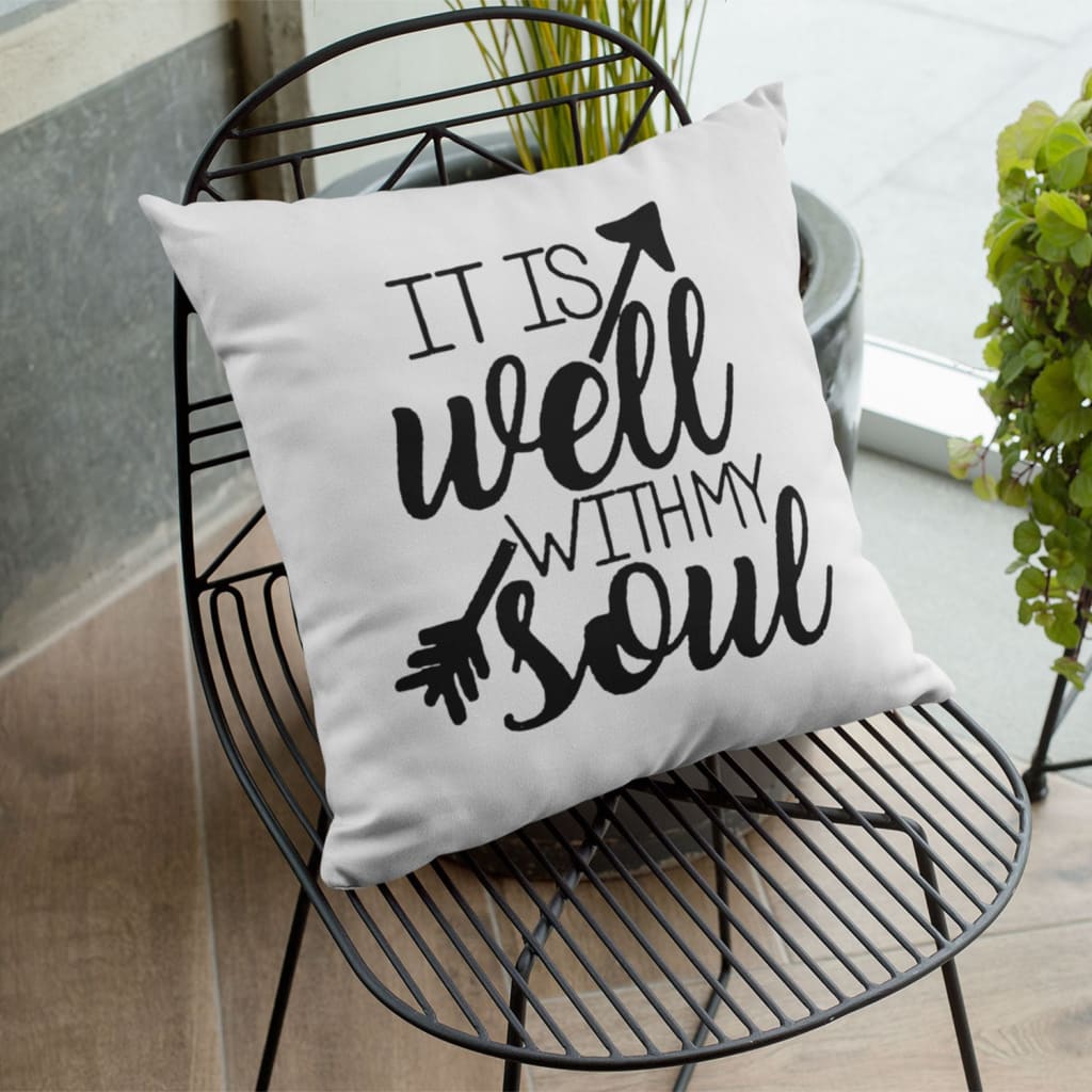 It Is Well With My Soul Christian Pillow 3
