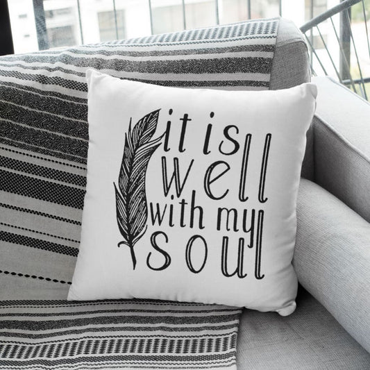 It Is Well With My Soul Christian Pillow 5